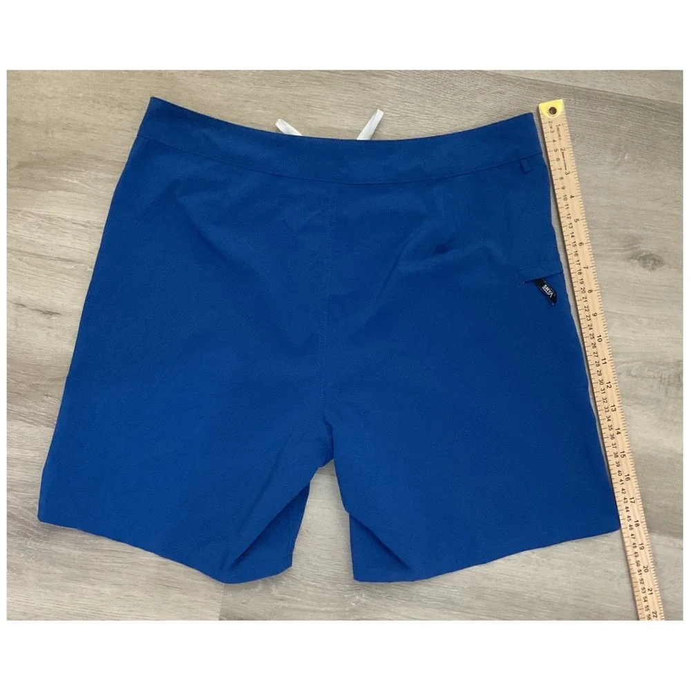 Vans Mens Blue Checkerboard Board Shorts Size 32 VN0007XR7WM Surf Swim Trunks